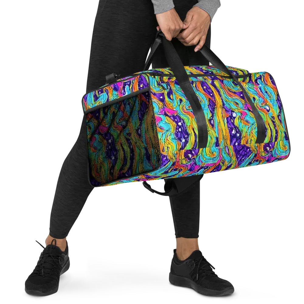 Radiant Frenzy on Duffle Bag — Right Front