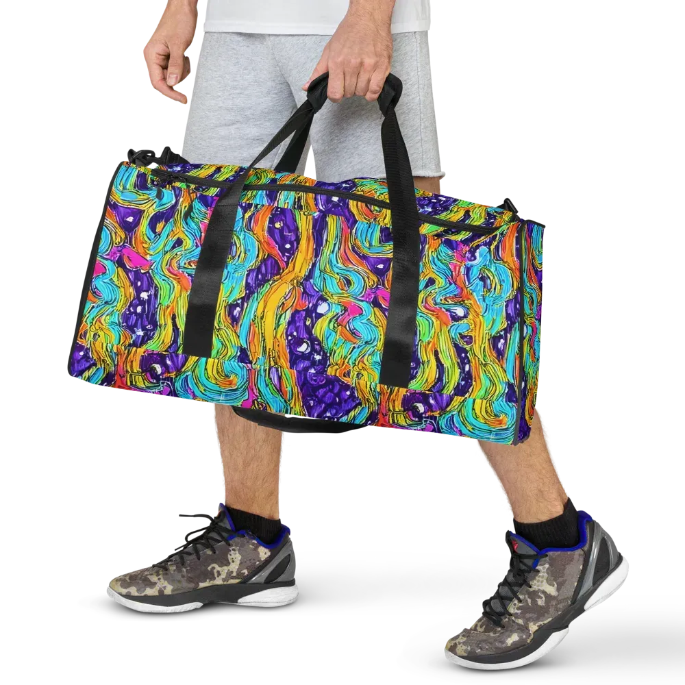 Radiant Frenzy on Duffle Bag — Front