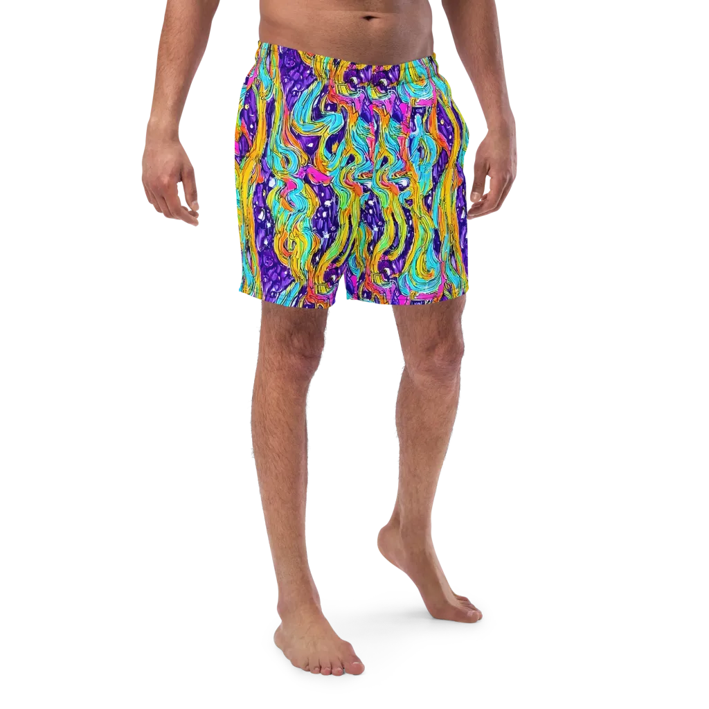 Radiant Frenzy on Swim Trunks — Front
