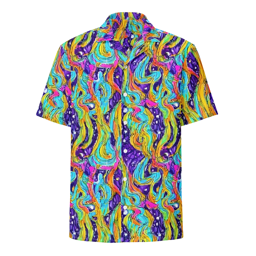 Radiant Frenzy on Button Shirt — Front