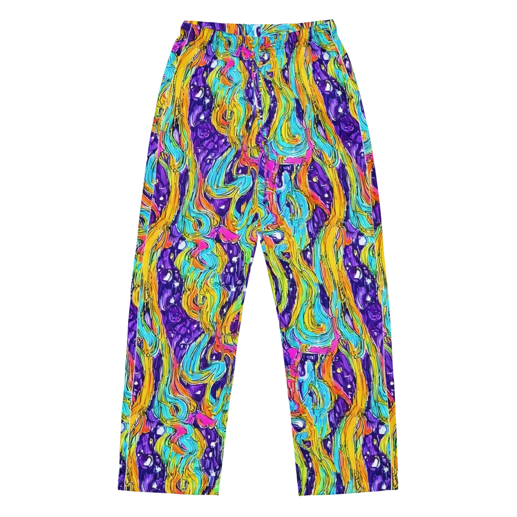 Radiant Frenzy on Women's Pajama Pants — Front