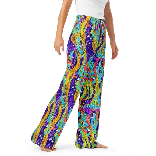 Radiant Frenzy on a Women's Pajama Pants