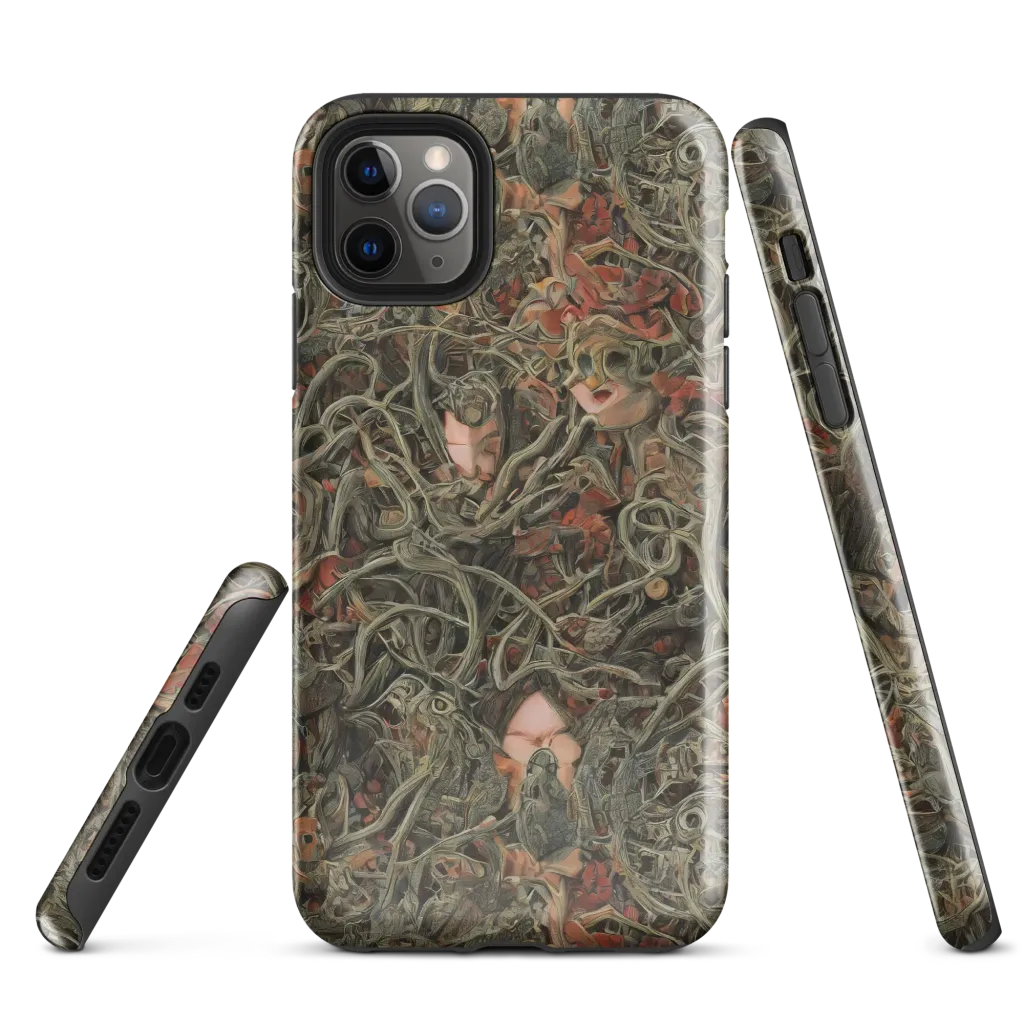 Olive Labyrinth on Tough Case for iPhone® — Front