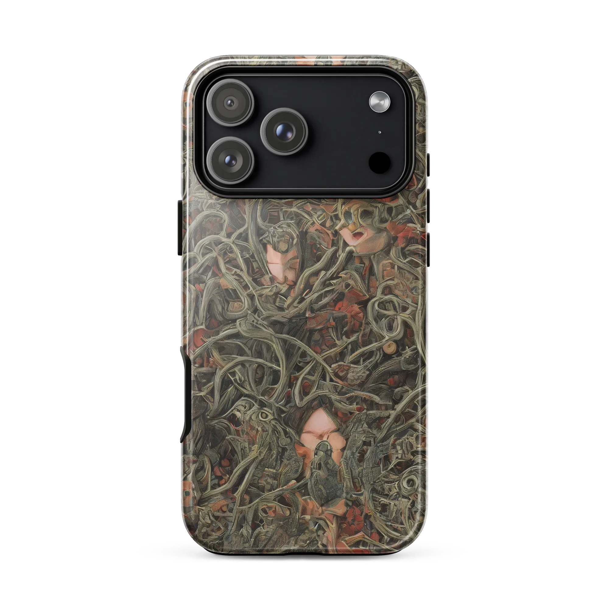 Olive Labyrinth on Tough Case for iPhone® — Front