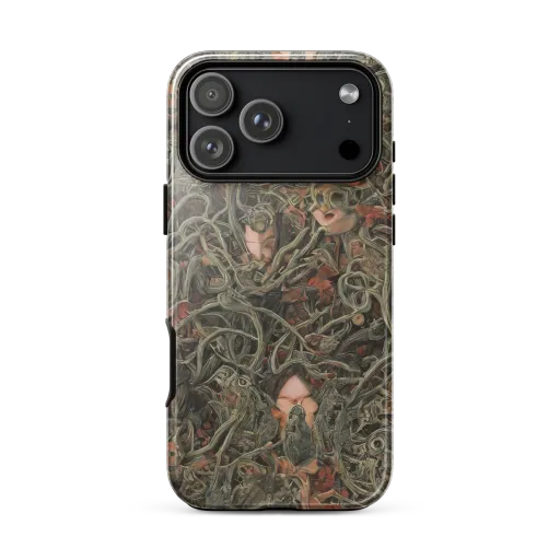Olive Labyrinth on a Tough Case for iPhone®