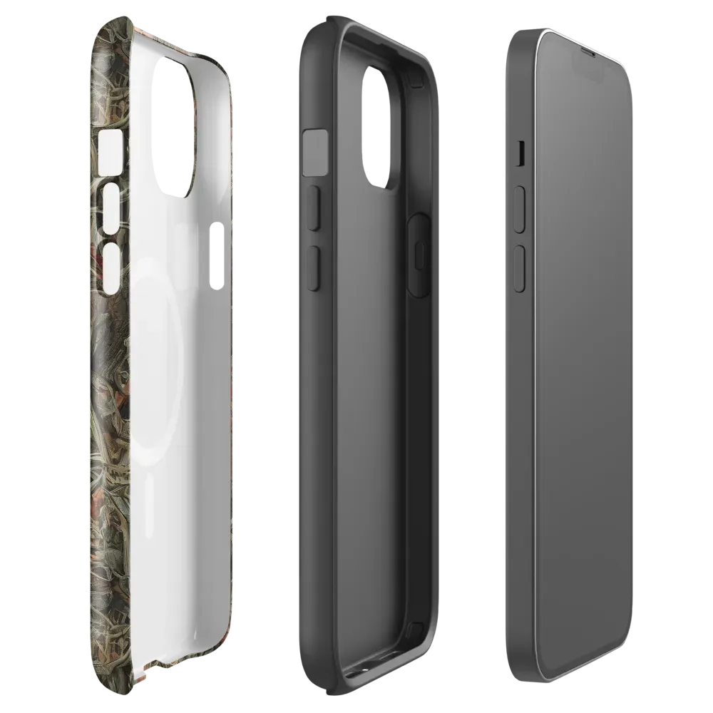 Olive Labyrinth on MagSafe Tough Case for iPhone® — Front