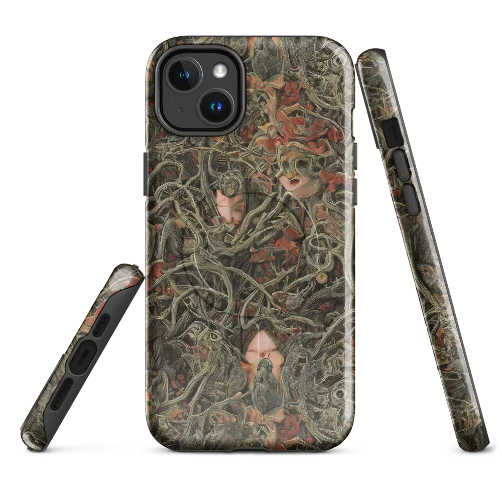Olive Labyrinth on MagSafe Tough Case for iPhone® — Front