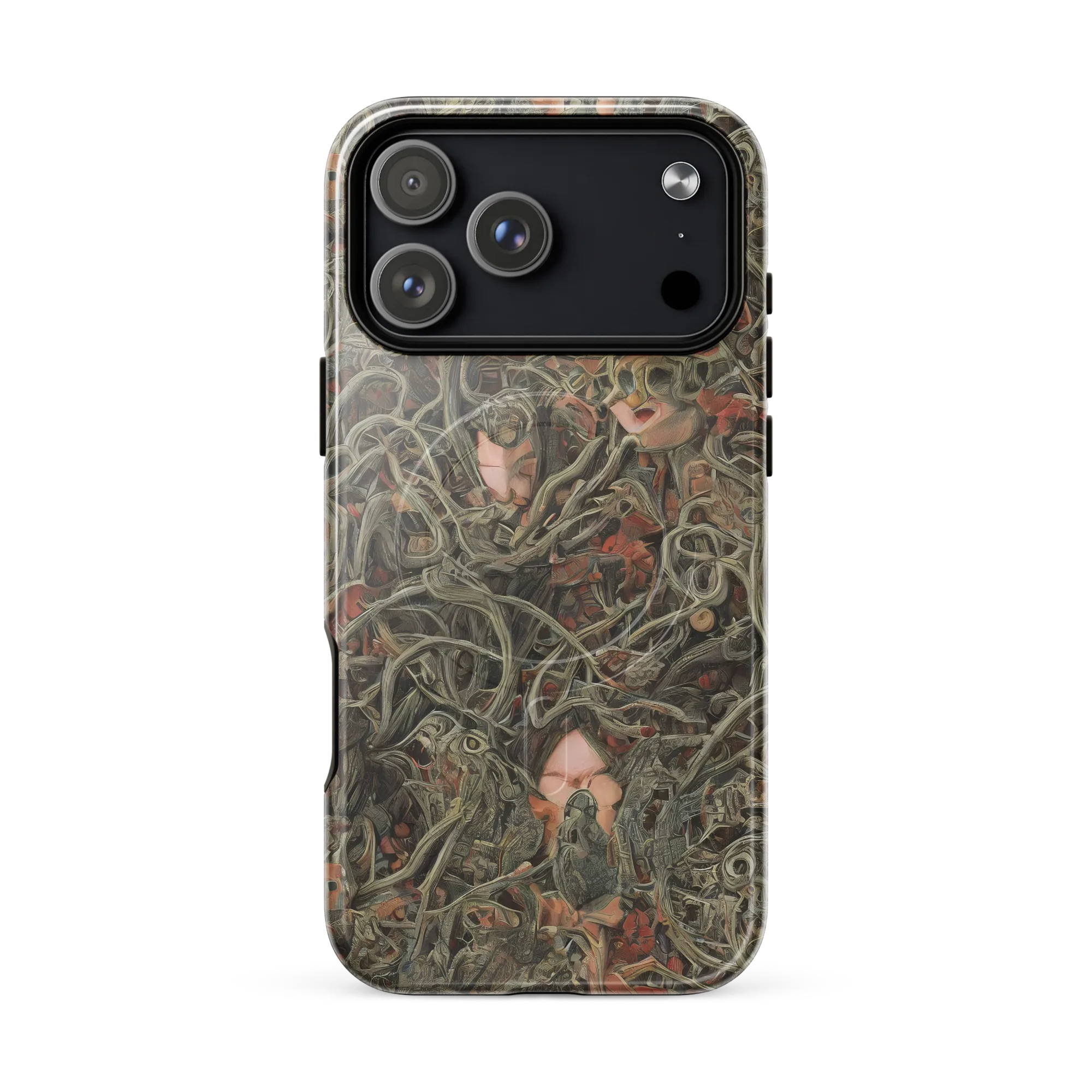 Olive Labyrinth on MagSafe Tough Case for iPhone® — Front