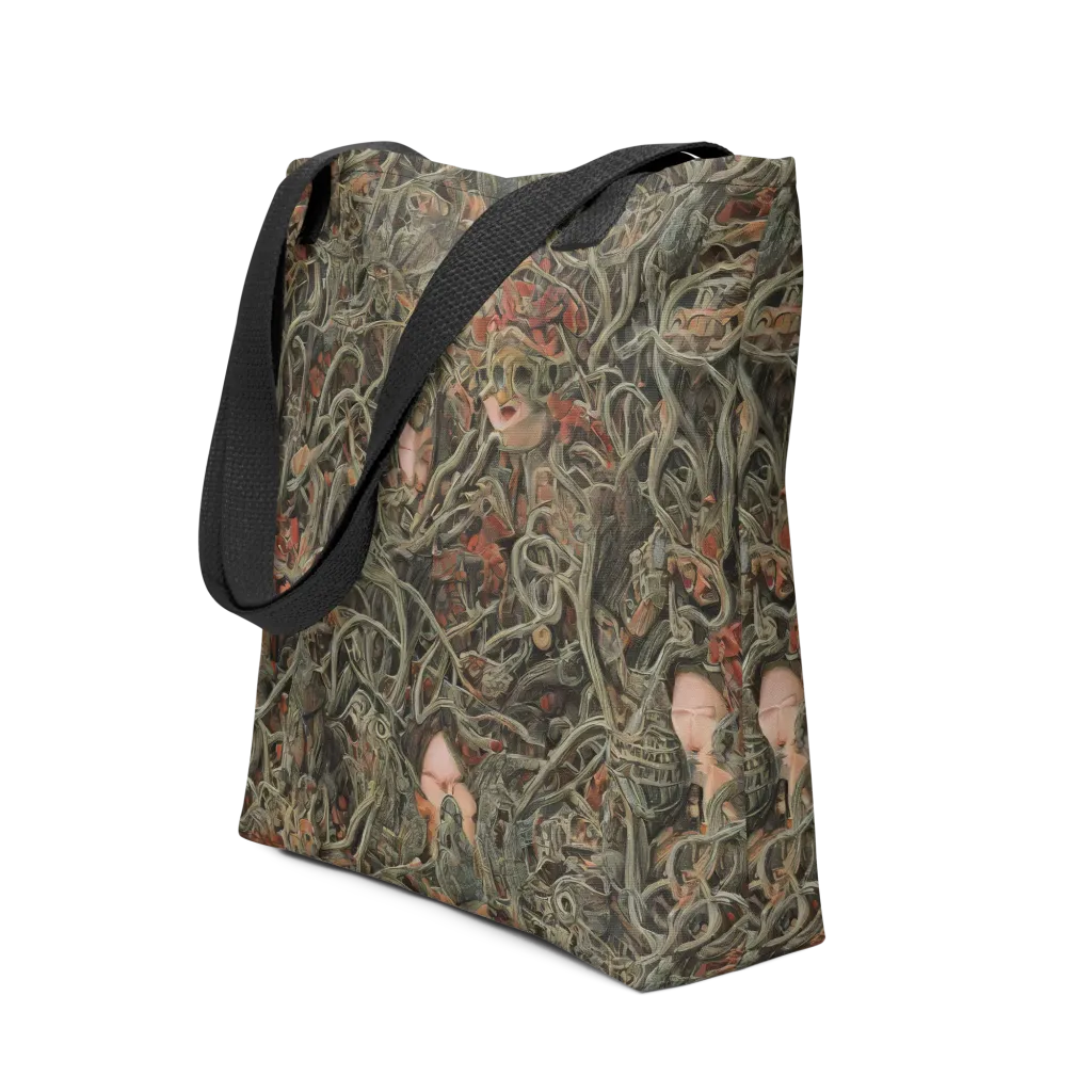 Olive Labyrinth on Tote Bag — Front