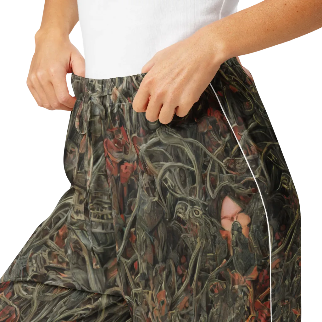 Olive Labyrinth on Women's Pajama Pants — Product details