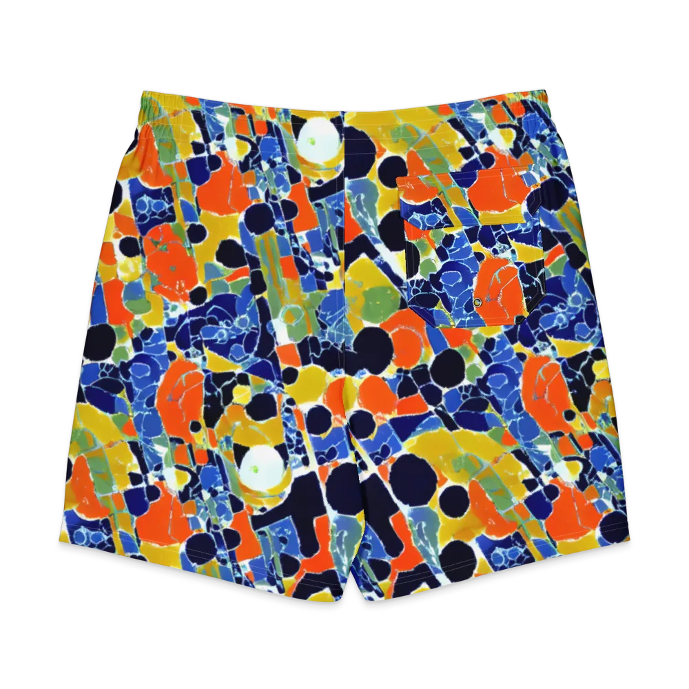 Solar Shatter on Men's Board Shorts — Back