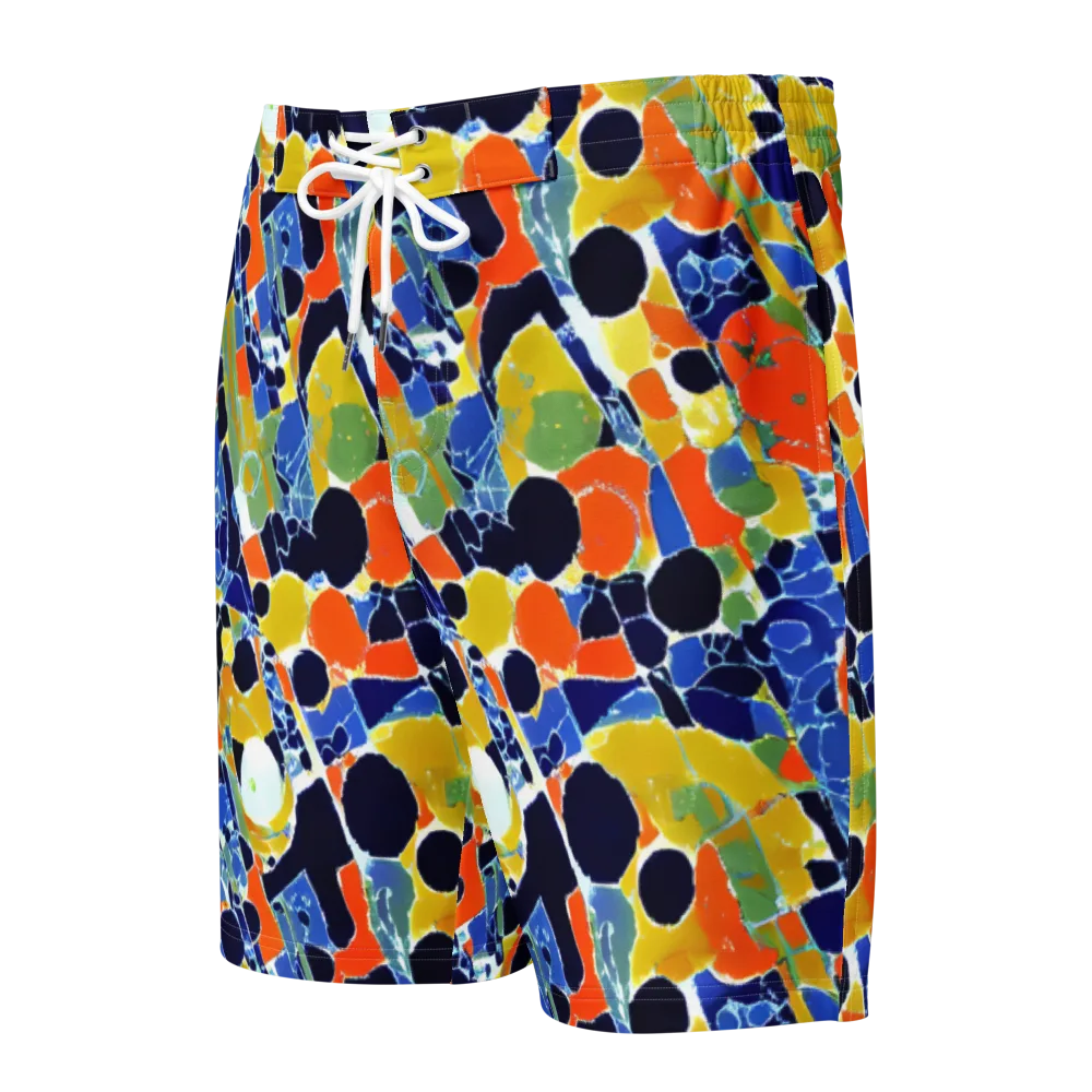 Solar Shatter on Men's Board Shorts — Front