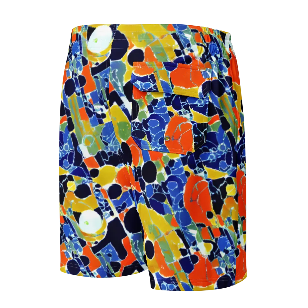 Solar Shatter on Men's Board Shorts — Back