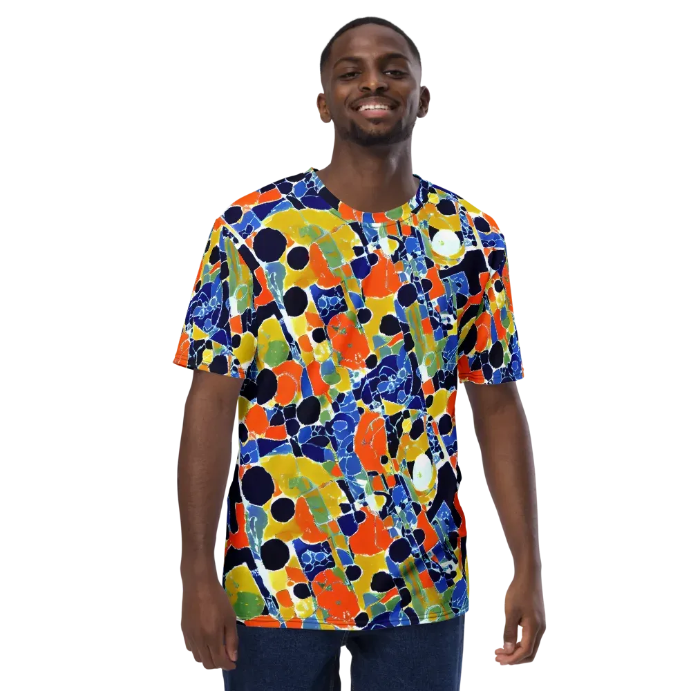 Solar Shatter on Men's Crew Neck T-Shirt — Front