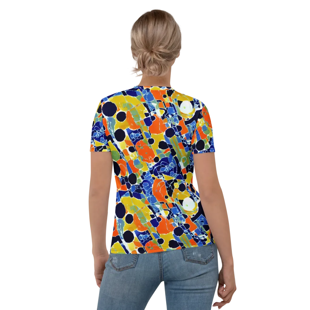 Solar Shatter on Women's Crew Neck T-Shirt — Back