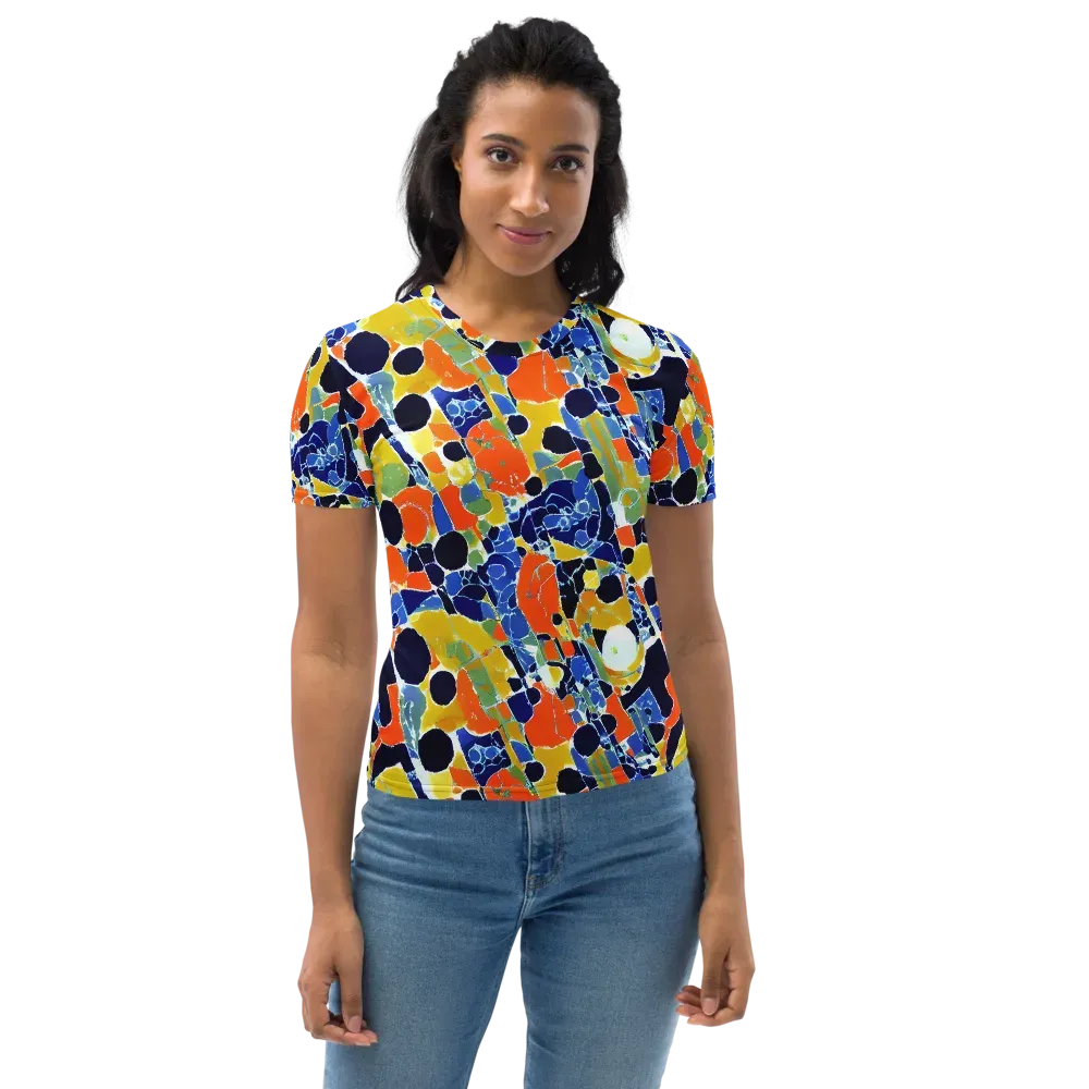 Solar Shatter on Women's Crew Neck T-Shirt — Front