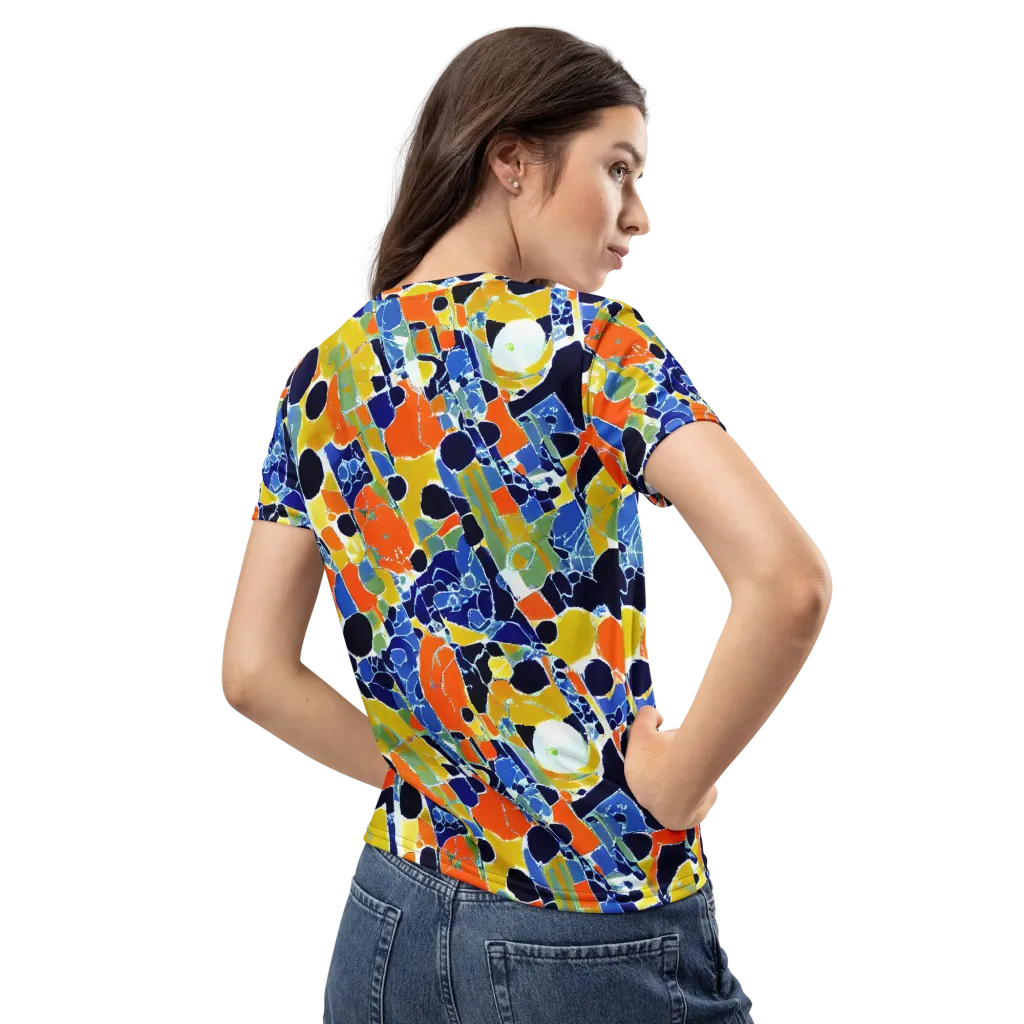 Solar Shatter on Women's Crew Neck T-Shirt — Back