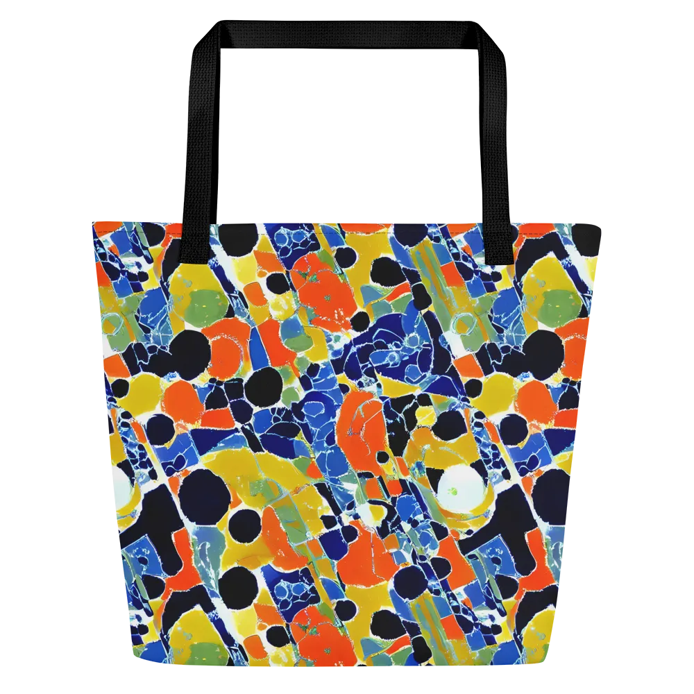 Solar Shatter on Large Tote Bag W/ Pocket — Front