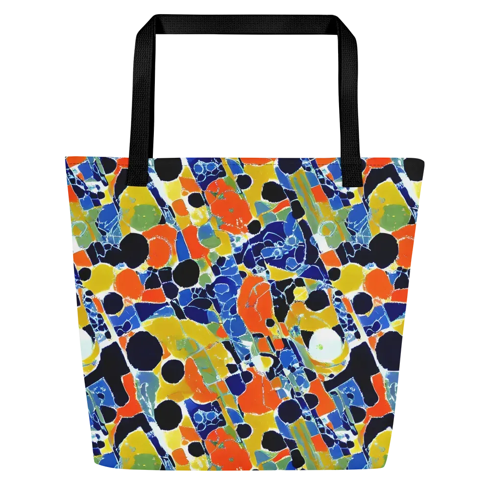 Solar Shatter on Large Tote Bag W/ Pocket — Front