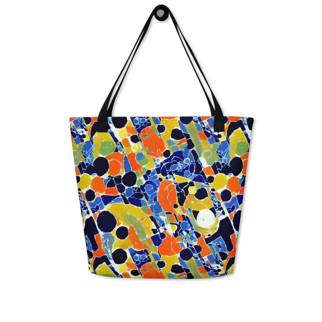 Solar Shatter on Large Tote Bag W/ Pocket — Front