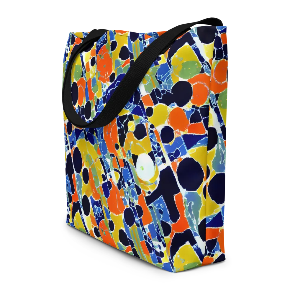 Solar Shatter on Large Tote Bag W/ Pocket — Front
