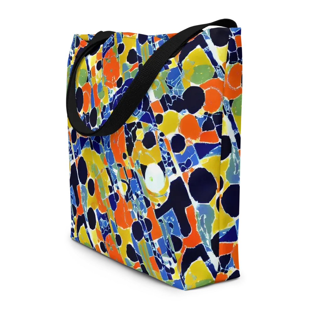 Solar Shatter on Large Tote Bag W/ Pocket — Front