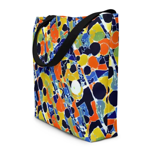 Solar Shatter on a Large Tote Bag W/ Pocket