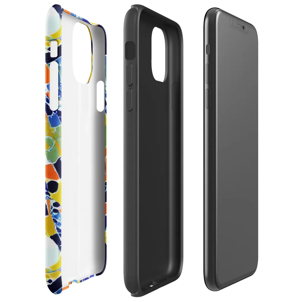 Solar Shatter on Tough Case for iPhone® — Right