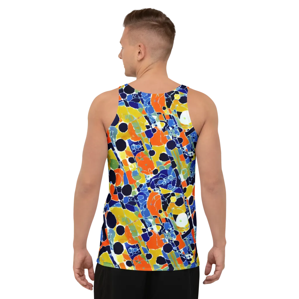 Solar Shatter on Men's Tank Top — Back