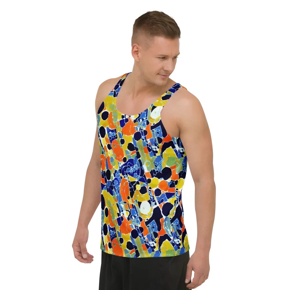 Solar Shatter on Men's Tank Top — Left Front