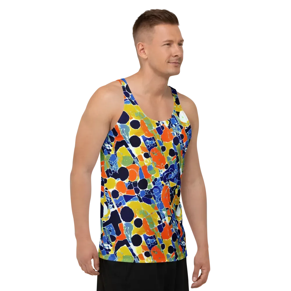 Solar Shatter on Men's Tank Top — Right Front