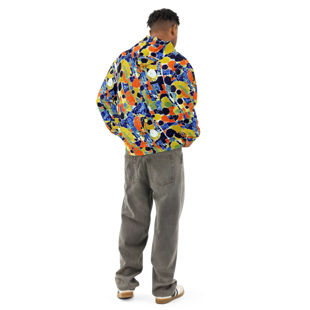 Solar Shatter on Cotton Hoodie — Back
