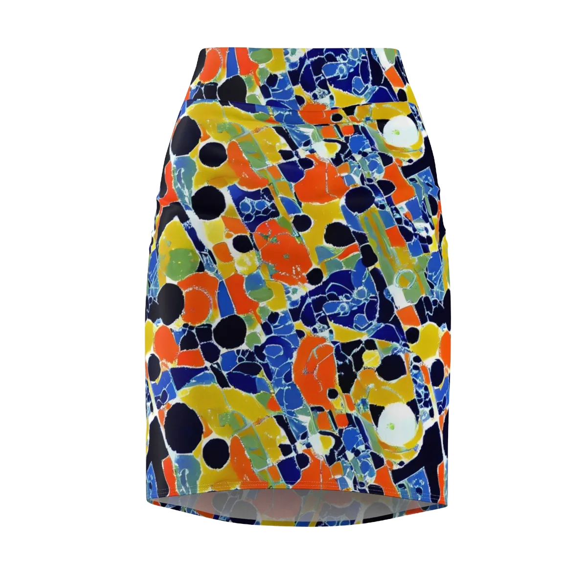 Solar Shatter on Pencil Skirt — Front