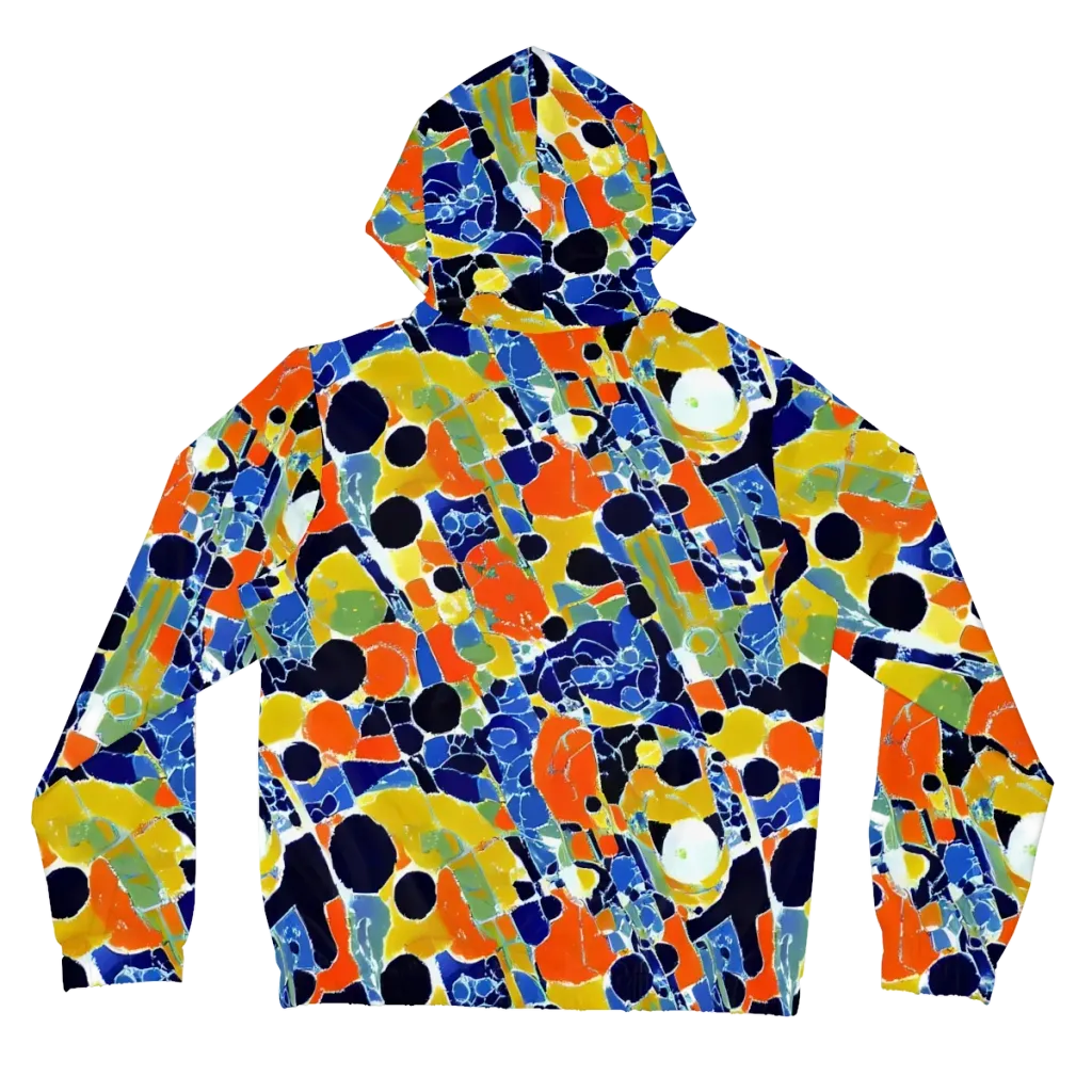 Solar Shatter on Women's Full-Zip Hoodie — Back