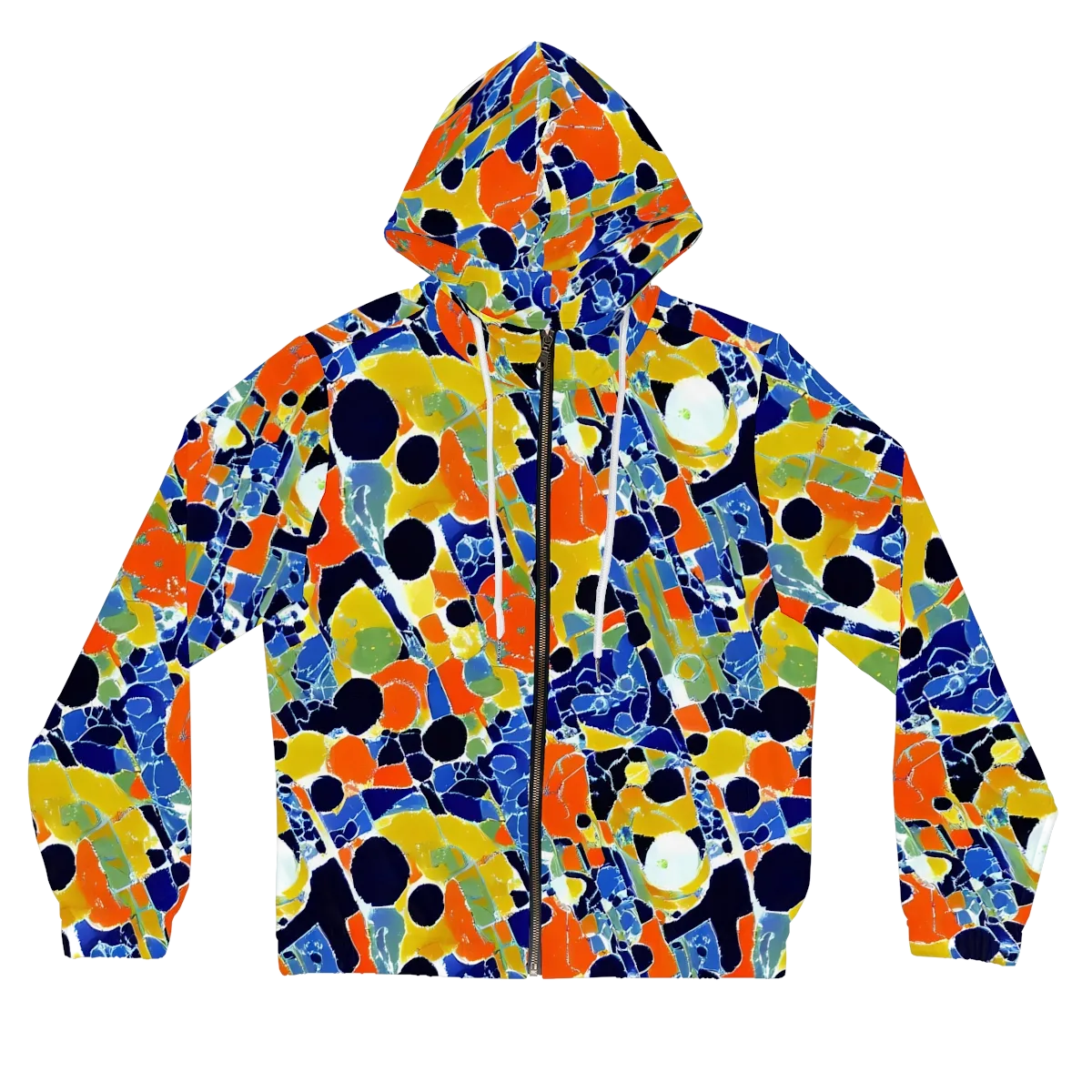 Solar Shatter on Women's Full-Zip Hoodie — Front