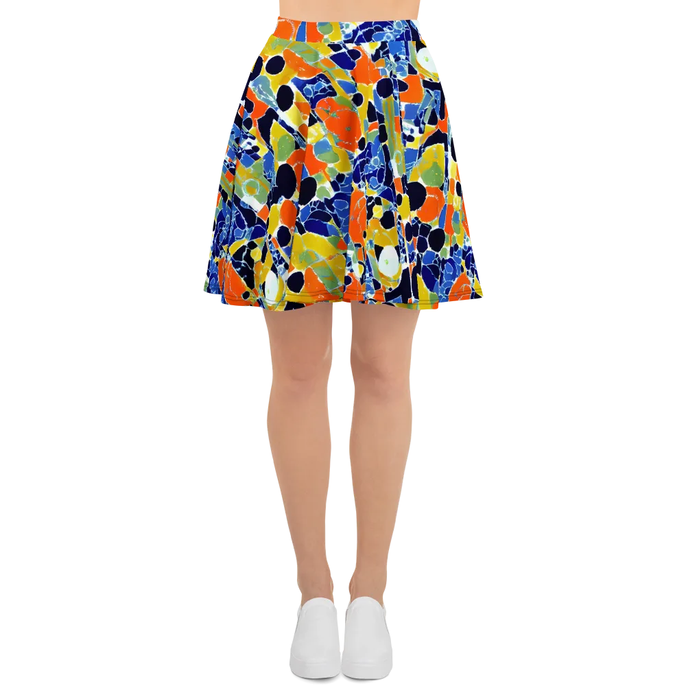Solar Shatter on Skater Skirt — Front