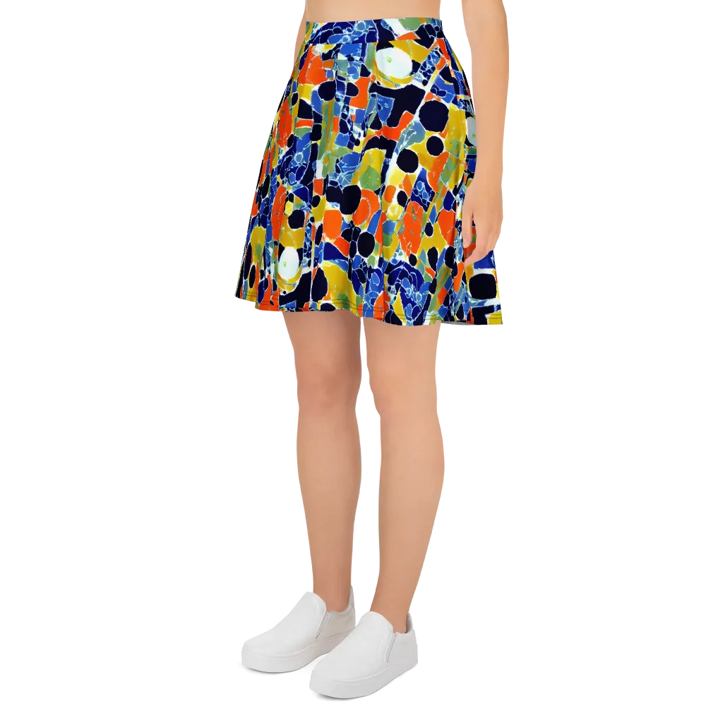 Solar Shatter on Skater Skirt — Left