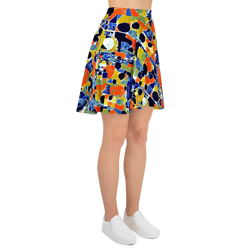 Solar Shatter on Skater Skirt — Right