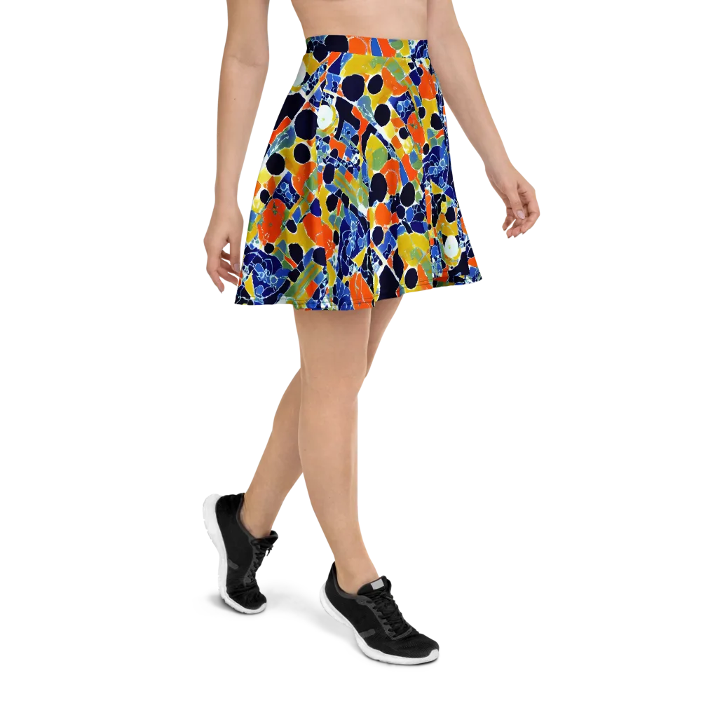 Solar Shatter on Skater Skirt — Right