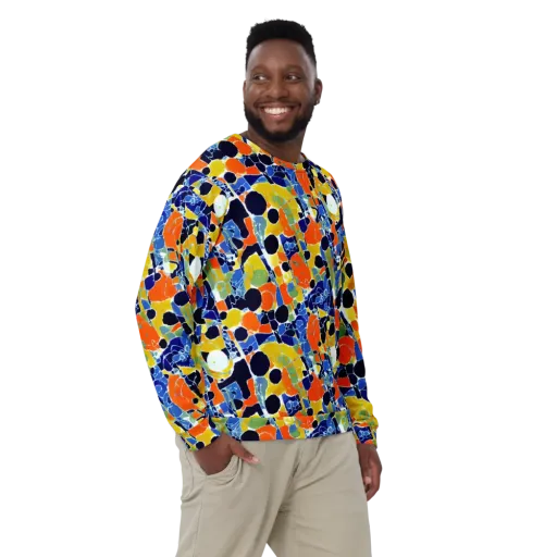 Solar Shatter on a Sweatshirt