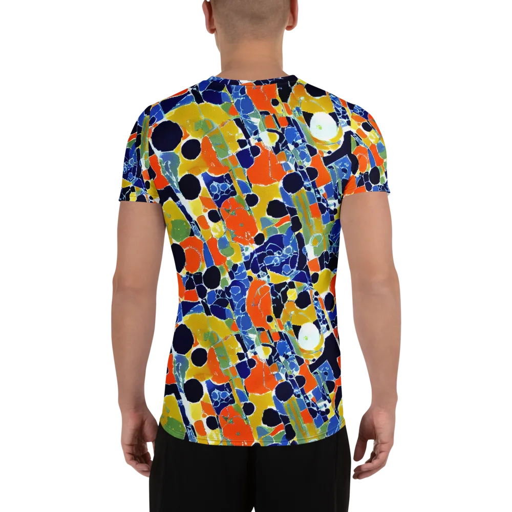 Solar Shatter on Men's Athletic T-Shirt — Back