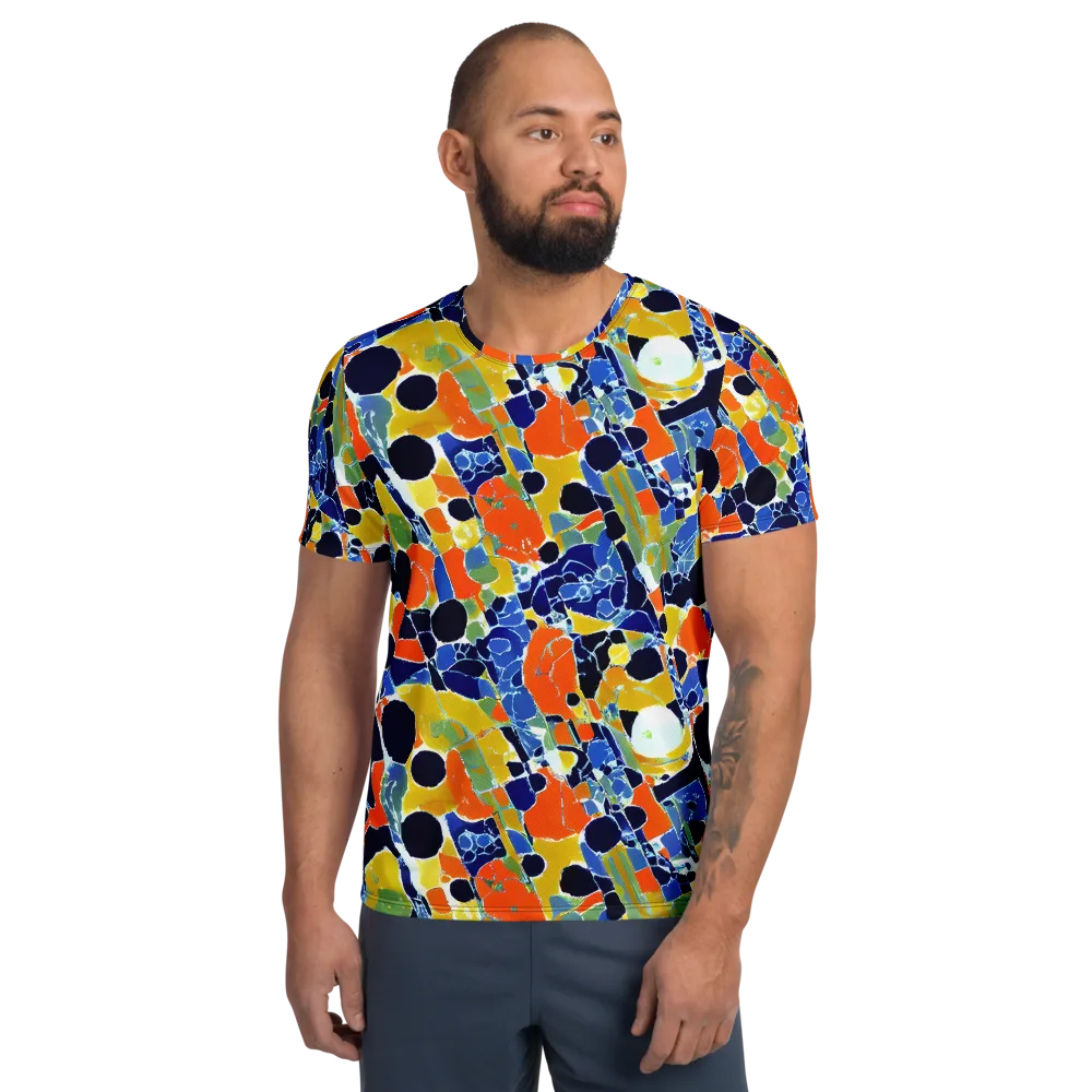 Solar Shatter on Men's Athletic T-Shirt — Front