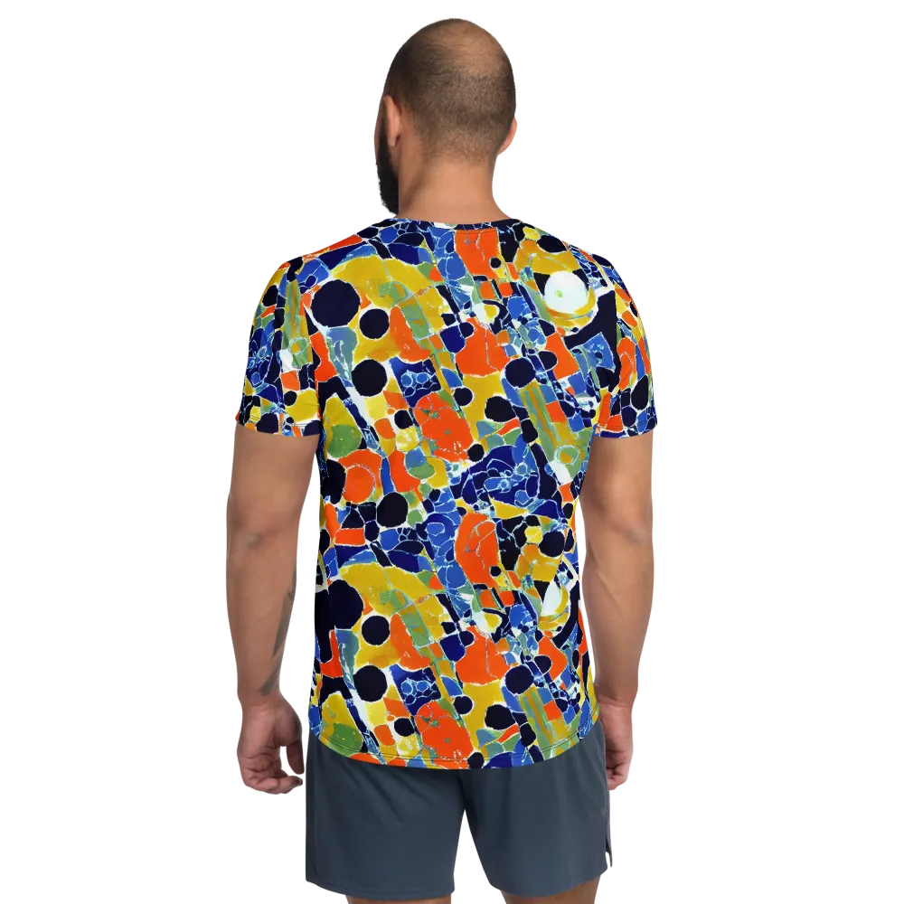 Solar Shatter on Men's Athletic T-Shirt — Back