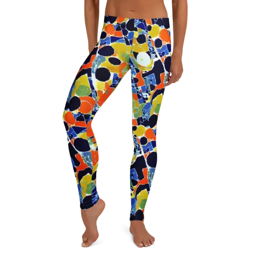 Solar Shatter on a Leggings