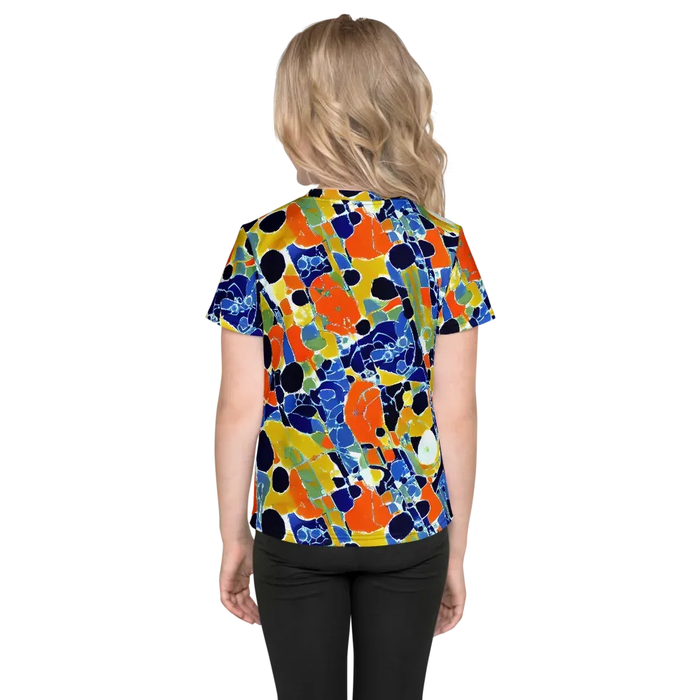 Solar Shatter on Kids Crew Neck T-Shirt — Back