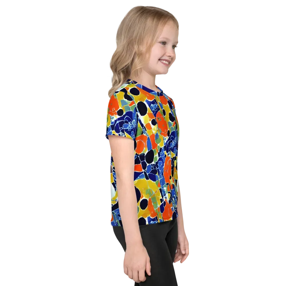 Solar Shatter on Kids Crew Neck T-Shirt — Right