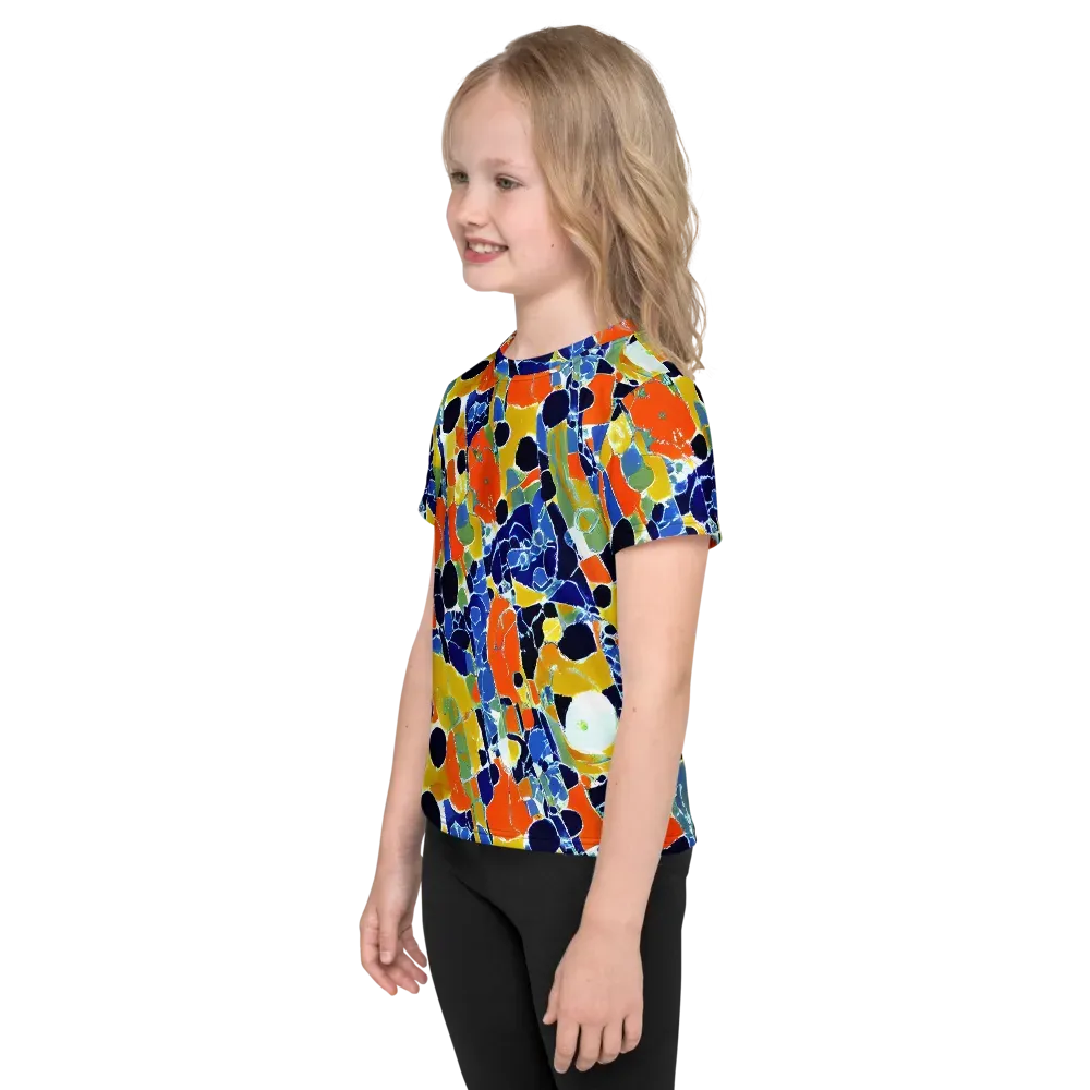 Solar Shatter on Kids Crew Neck T-Shirt — Left