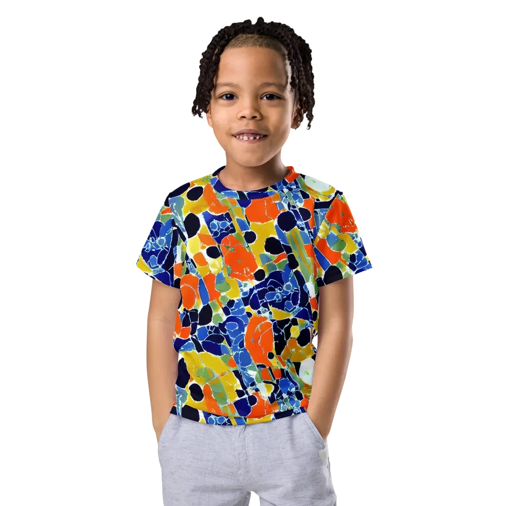 Solar Shatter on Kids Crew Neck T-Shirt — Front