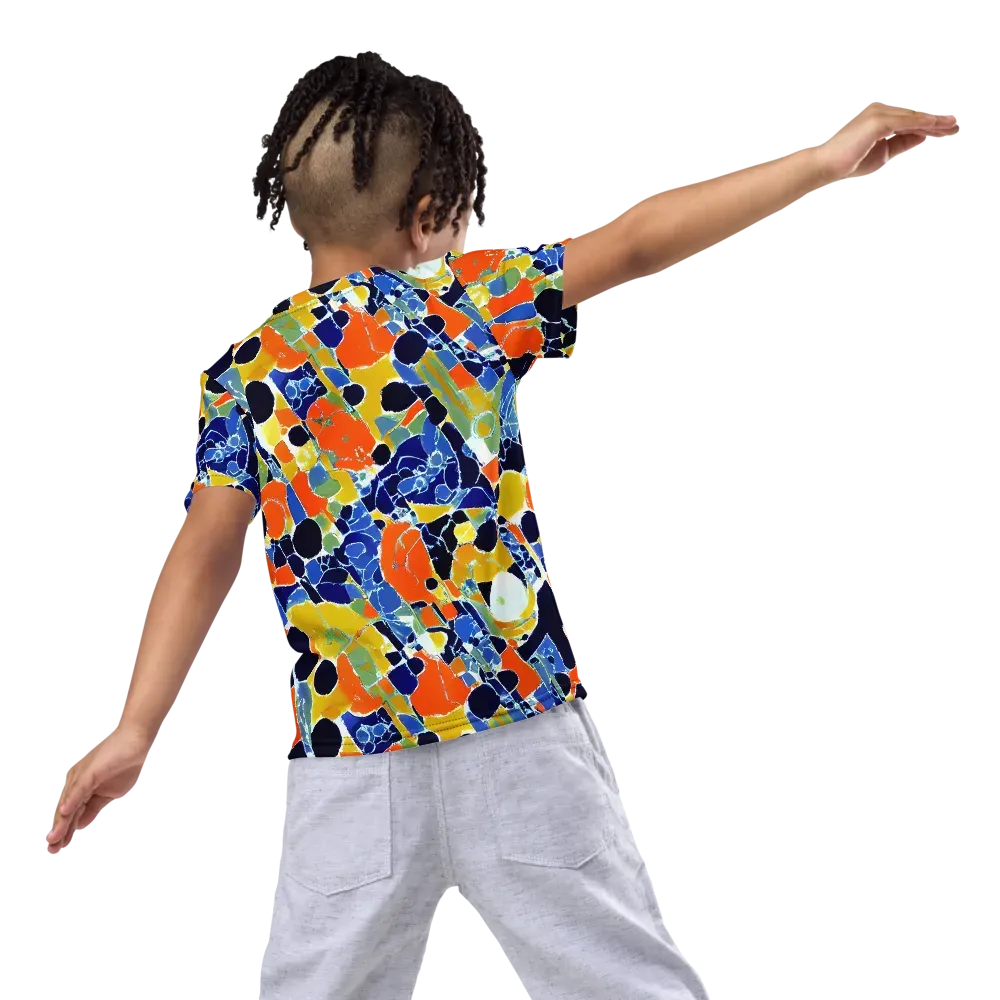 Solar Shatter on Kids Crew Neck T-Shirt — Back