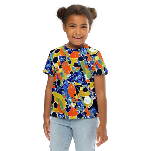 Solar Shatter on a Kids Crew Neck T-Shirt